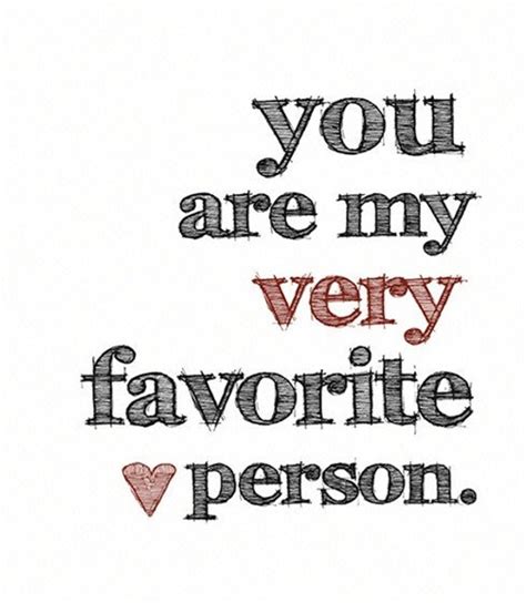 Items similar to You Are My Very Favorite Person ART PRINT - Black and ...