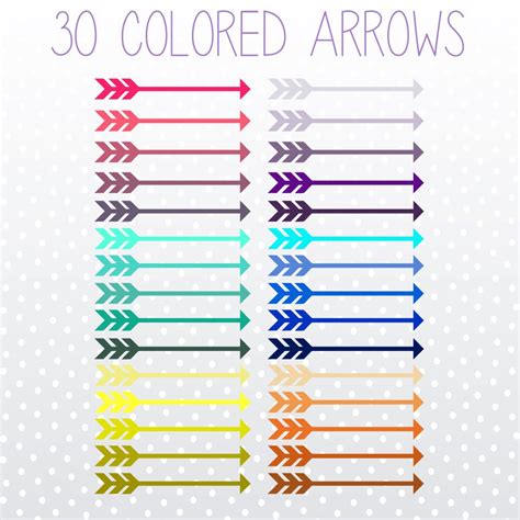 Colorful Arrow Clip Art | Graphic Objects ~ Creative Market