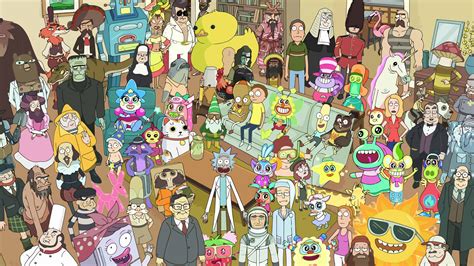 Rick And Morty Characters UHD 4K Wallpaper | Pixelz