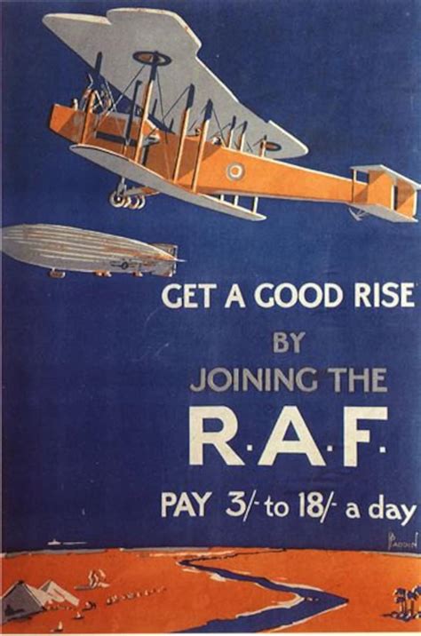 Vintage World War 1 Royal Air Force RAF Recruitment Poster A3 - Etsy UK