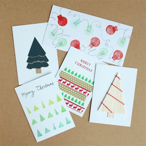 5 simple handmade Christmas cards you can make yourself