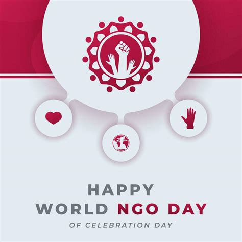 World NGO Day Celebration Vector Design Illustration for Background, Poster, Banner, Advertising ...