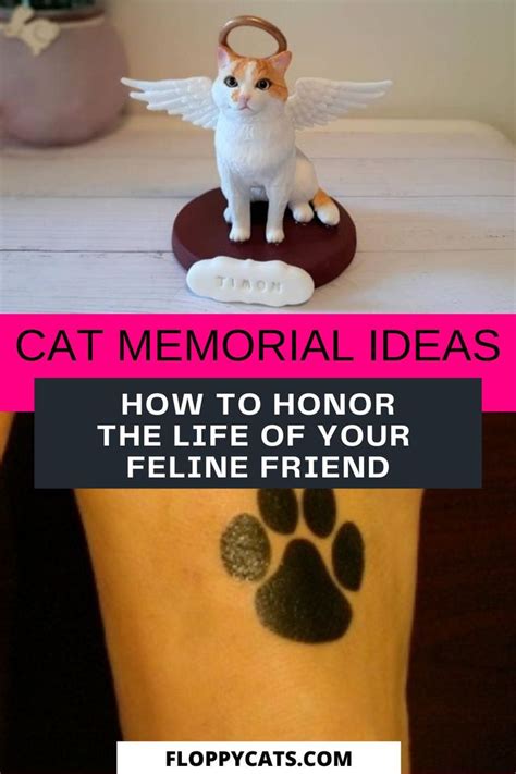 7 Cat Memorial Ideas: How To Honor The Life Of Your Feline Friend - Floppycats™ | Cat memorial ...