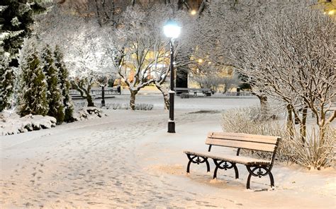 Snowy Night Wallpaper (69+ pictures)