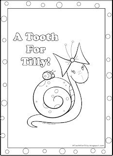 A Tooth For Tilly: Coloring Pages