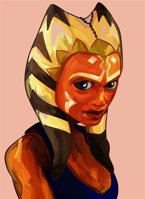 Portrait : Ahsoka Tano by chocolateRylee on DeviantArt | Ahsoka tano, Ahsoka, Portrait