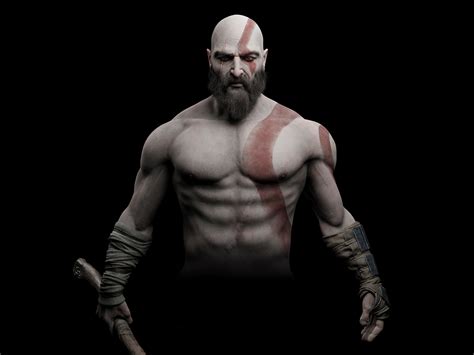 Kratos - God of War 4 #WIP - Works in Progress - Blender Artists Community