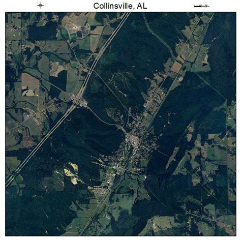 Aerial Photography Map of Collinsville, AL Alabama