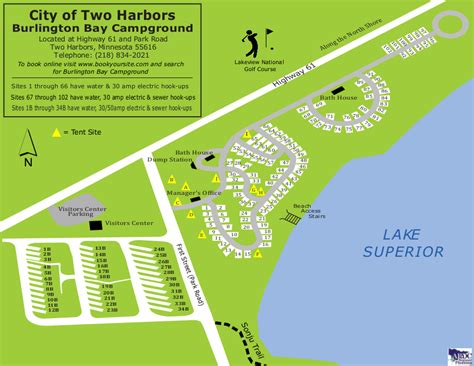 City of Two Harbors Burlington Bay Campground in | BookYourSite