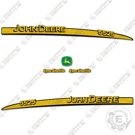 John Deere 5525 Decal Kit Tractor – Equipment Decals