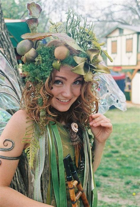 Another dryad. Same girl? | Woodland fairy costume, Fairy costume ...