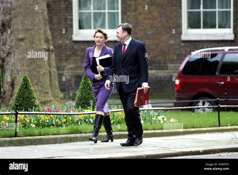 Husband and wife cabinet ministers, Ed Balls and Yvette Cooper pictured ...