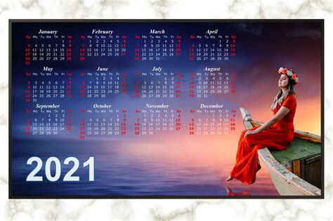 Digital Calendar Photo Frame