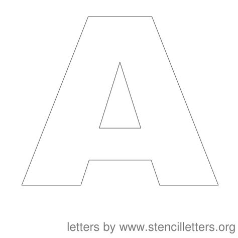 Free Printable Stencil Letters - Stencil Letters Org