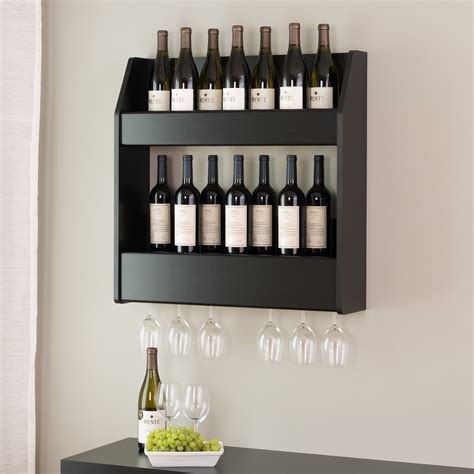 Prepac 24 Bottle Wall Mounted Wine Rack & Reviews | Wayfair