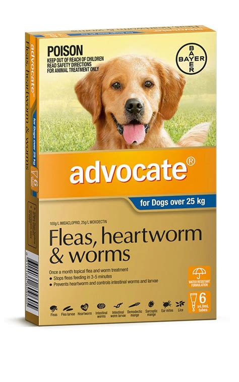 Advocate Flea AND Worm Heartworm Treatment FOR Dogs ALL Sizes Including Single | eBay