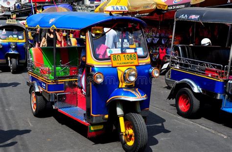 Bangkok, Thailand: Tuk-Tuks On Khao San Road Editorial Stock Photo - Image: 29251263