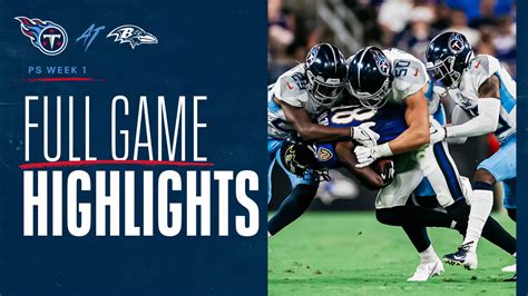 Titans vs. Ravens Highlights Preseason Week 1 | In-Game Highlights