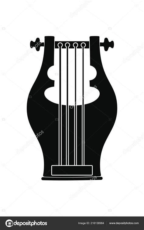 Ancient Greek lyre. Stock Vector by ©migfoto 216138984