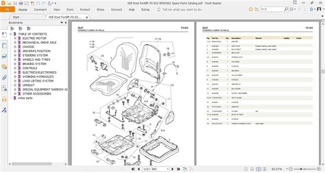 Still Sted Forklift FS-X33 8054562 Spare Parts Catalog