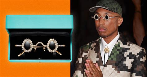 Pharrell Williams Shines in Tiffany & Co. Sparkling Sunglasses at LOUIS ...