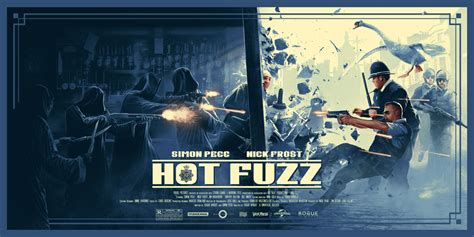 Hot Fuzz - Movie Poster By Juan Ramos | Vice Press