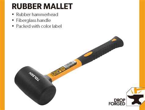 RUBBER MALLET (8OZ/16OZ/24OZ/32OZ) – Tolsen Tools Philippines