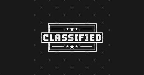 Classified Logo Full - Logos - T-Shirt | TeePublic