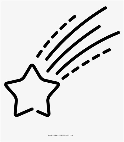 Shooting Star Coloring Pages With Page Ultra - Shooting Star Outline ...