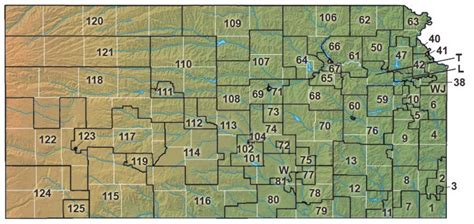 Kansas State Representative District Map - Printable Map