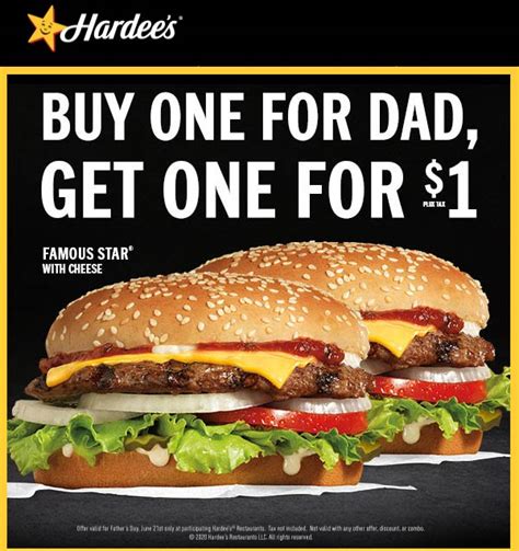 Second famous star cheeseburger for $1 Sunday at Hardees #hardees | The ...