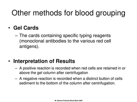 PPT - Blood Grouping Slide & Tube Methods PowerPoint Presentation - ID ...