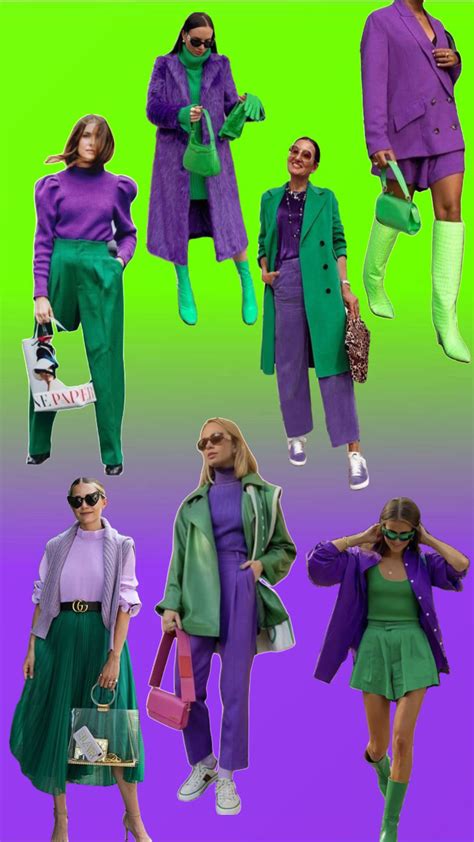 Purple and green outfit inspiration #purple #green #outfitinspiration ...