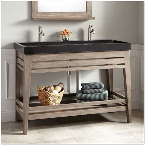 48 Vanity With Trough Sink - Sink And Faucet : Home Decorating Ideas # ...