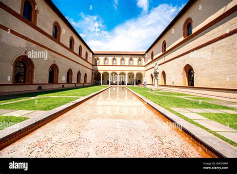 Sforza castle in Milan Stock Photo - Alamy