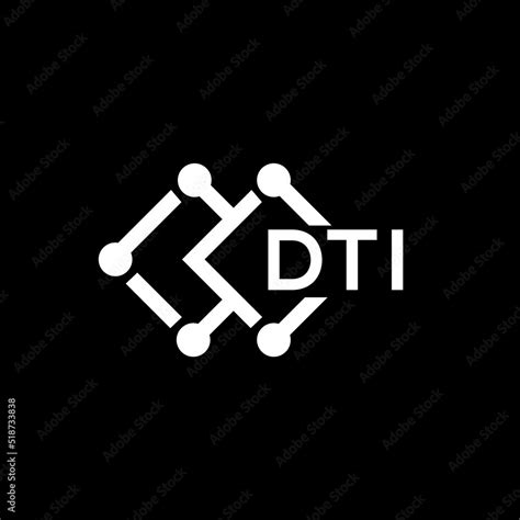 DTI letter logo design.DTI creative initial letter logo concept.DTI ...