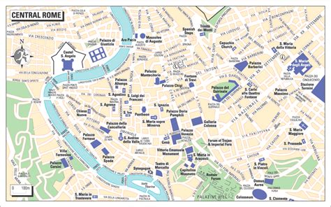 Rome Map Tourist Attractions - ToursMaps.com