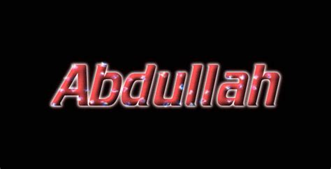 Abdullah Logo | Free Name Design Tool from Flaming Text