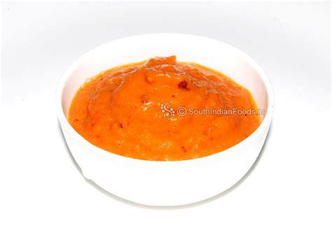 Tomato tamarind chutney | Thakkali puli chutney | Tamatar imli ki chutney