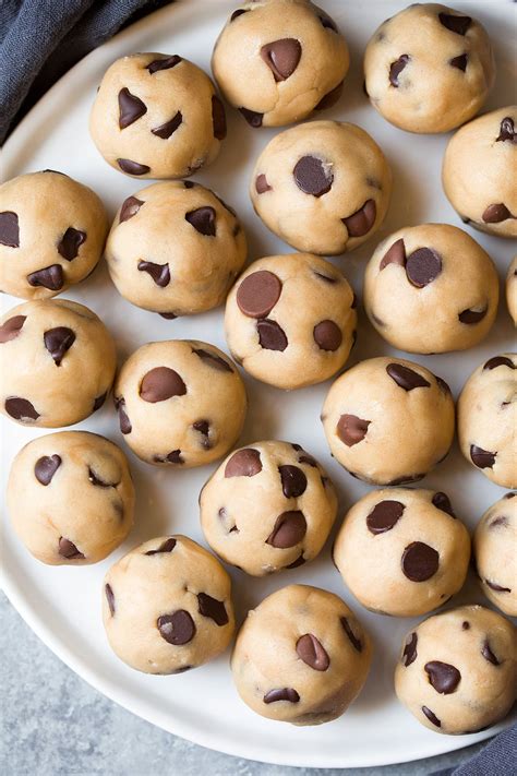 Chocolate Chip Cookie Dough Bites - Cooking Classy