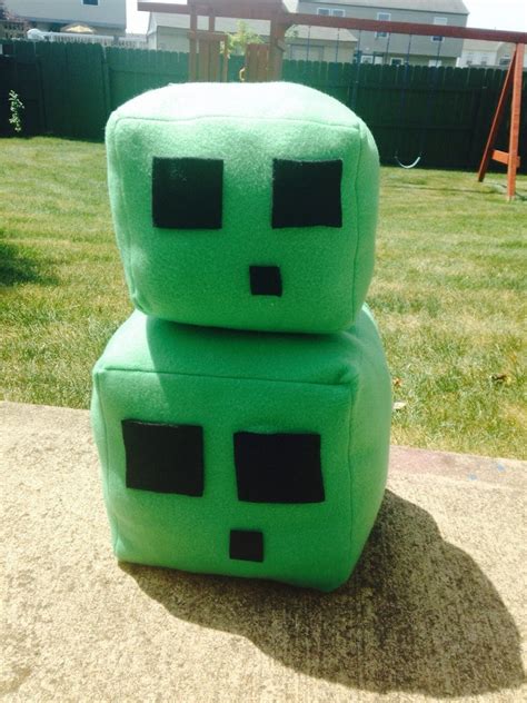 Handmade Minecraft Slime Plush Toy | Etsy