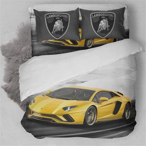 Lamborghini Aventador S Car Bedding Set - 99shirt