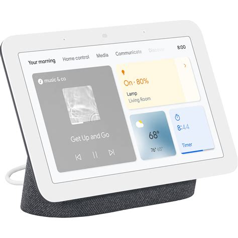 Google Nest Hub (2nd Generation, Charcoal) GA01892-US B&H Photo