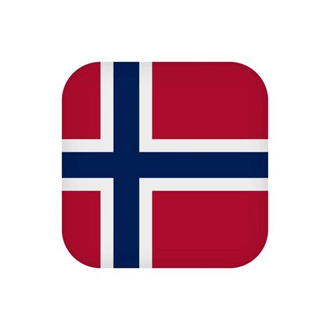 Norway flag, official colors. Vector illustration. 10421667 Vector Art ...