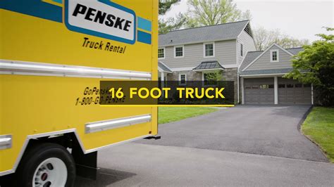 Penske Truck Rental: 16 Foot Truck Features - YouTube