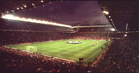 Old Trafford Stadium At Night