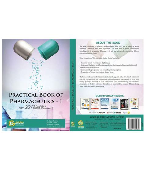 Practical Book of Pharmaceutics-I | B.Pharmacy 1st Semester 1st Year Book | As Per PCI ...