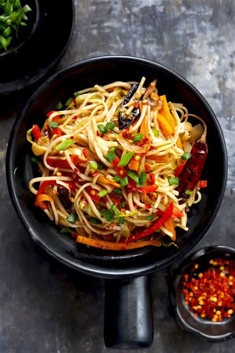 Chilli Garlic Noodles Recipe - Fun FOOD Frolic