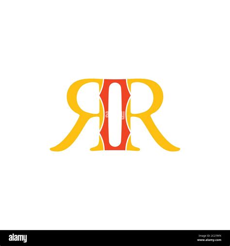 letters rr simple font logo vector Stock Vector Image & Art - Alamy