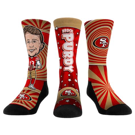 Brock Purdy Socks - San Francisco 49ers Socks - Rock 'Em Socks - NFL